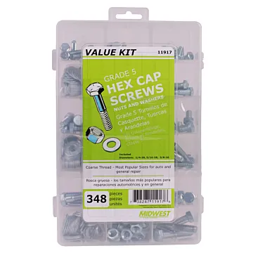 Midwest Fastener Value Kit, Grade 5