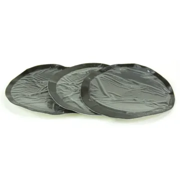 Xtra Seal® 31 Inc Xtra Seal® 11-003 3-1/4 in Vulcanizing Gum Black Large Round Feather-Edge Tube Patch