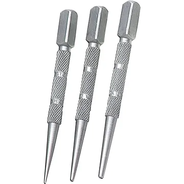 Stanley STANLEY 58-230 Nail Set, 3-Piece, Steel, Black Oxide