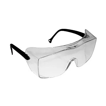 3M OX Protective Eyewear 12163-00000-20, Clear AF Lens, Black Secure Grip Temple