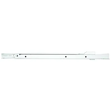 Knape & Vogt 1805H WH 400 Drawer Slide, 75 lb, 400 mm L Rail, 12.5 mm W Rail