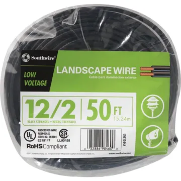 Southwire 50 ft 12-2 LV Low Voltage Landscape Lighting Wire