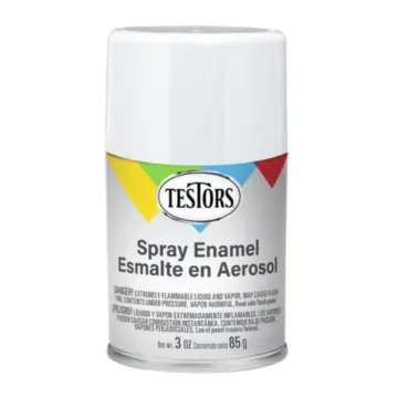 Rustoleum Testors Spray Enamel (Gloss - White) 3 oz