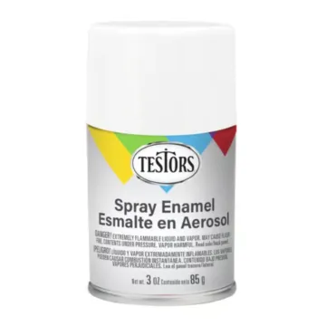 Rustoleum Testors Spray Enamel (Flat - White) 3 oz