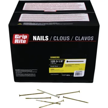 Grip-Rite 3-1/4 In. 12d x 11.5 ga Vinyl Coated Steel Sinker Nail (50 Lb.)
