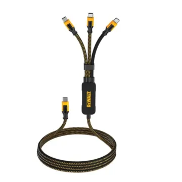 DEWALT USB-C to USB-C 3-in-1 Cable - 6 ft