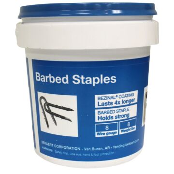 Bekaert 187244 1-3/4 in 8 ga Bezinal® Double Barbed Fence Staple