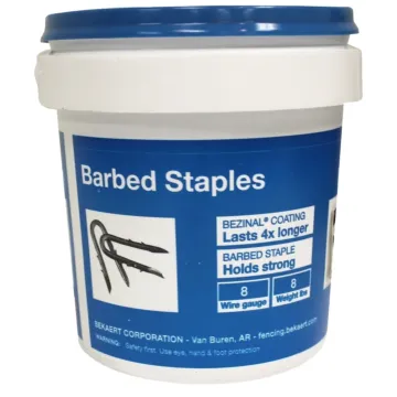 Bekaert 187244 1-3/4 in 8 ga Bezinal® Double Barbed Fence Staple