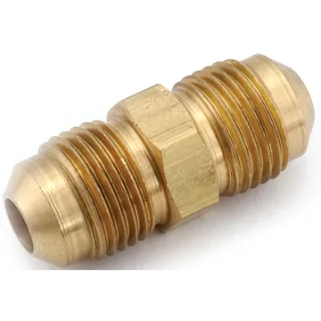 Anderson Metals 754042-04 Pipe Union, 1/4 in, Flare, Brass, 1400 psi Pressure