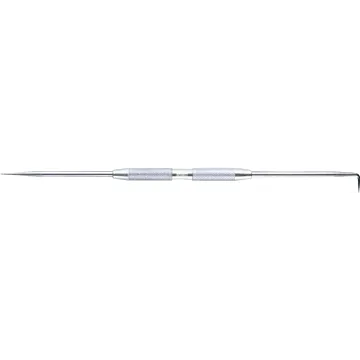 General Tools General 80C Fixed Scriber, Bent/Straight Tip, Steel Tip, 8-1/2 in OAL, Knurled Handle