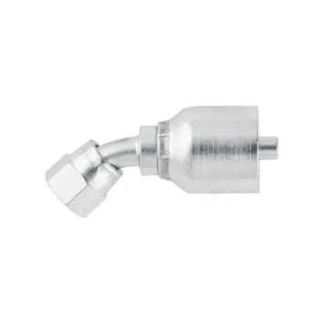 Parker 9/16 in-18 Female JIC Carbon Steel Swivel Short Drop Hydraulic Hose End