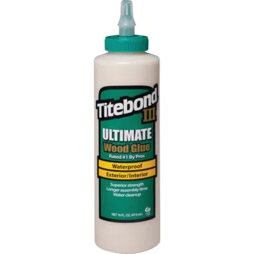 Titebond III 1414 Wood Glue, Brown, 16 oz Bottle