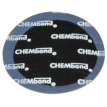 TRU-FLATE® Round Rubber Black Medium Tube patch