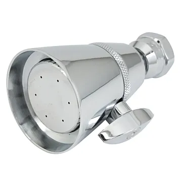 Whedon Products Whedon Elite Series FP4C Shower Head, 2.5 gpm, 1/2 in Connection, Female, Brass, Chrome, 3 in Dia