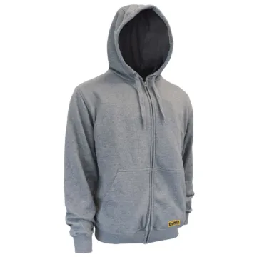 Men's Heated French Terry Cotton Hoodie without Battery (Heathered Gray)