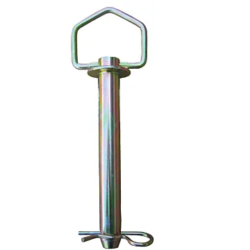 SpeeCo Steel Hitch Pin, 3/4 in Dia Pin, 7-3/4 in L, 6-1/4 in L Usable, 2 Grade, Steel, Yellow Zinc Dichromate
