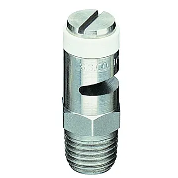 TurfJet 1/4" MPT Wide Angle Flat Spray, Stainless Steel