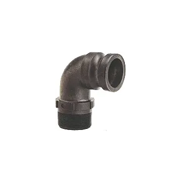Male Camlock x Male Thread - 90 Deg Type F