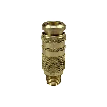 Coilhose Pneumatics 1/4" Automatic Six Ball Combo Coupler, Industrial & Acme, 3/8" MPT