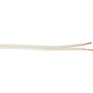 Coleman Cable 16/2 White Lamp Cord