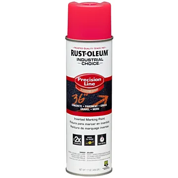 Rust-Oleum Industrial Choice - M1600 System SB Precision Line Marking Paint - Colors - Fluorescent Pink