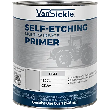 Van Sickle Self-Etching Multi-Surface Primer Flat Gray Quart