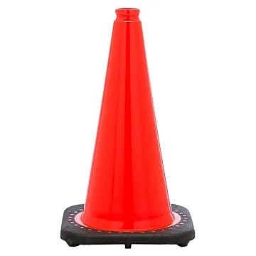 HY-KO JBC Revolution RS Series RS70032C Traffic Safety Cone, 28 in H Cone, Fluorescent Orange Cone