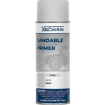 Van Sickle Sandable Acrylic Lacquer Primer Spray (Flat - Gray) 12 oz
