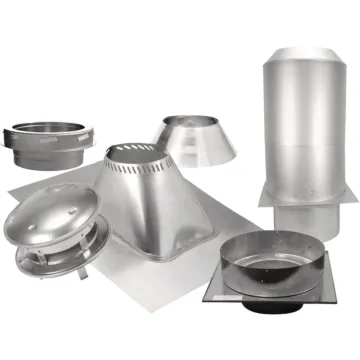 SELKIRK Sure-Temp 6 In. Stainless Steel Flat Ceiling Chimney Support Kit