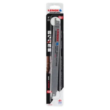 Lenox LENOX Reciprocating Saw Blade, Double-Tang, Diamond Grit, 9-Inch