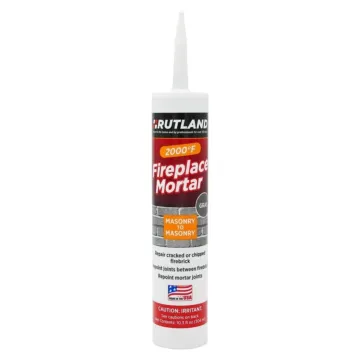 Rutland 63G Fireplace Mortar, Paste, Gray, 10.3 oz, Cartridge