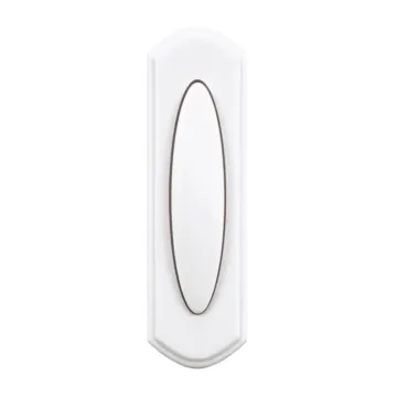 HeathZenith Plastic Wireless Pushbutton Doorbell