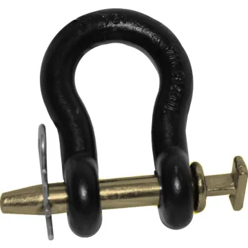 SpeeCo Straight Clevis, 6000 lb Working Load, 3-1/4 in L Usable, Powder-Coated