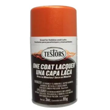 Rustoleum Testors Lacquer Spray Paint (Gloss - Fiery Orange) 3 oz