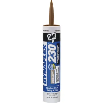 DAP Dynaflex 230 Waterproof Window, Door, Siding & Trim Elastomeric Sealant, Cedar Tan 10.1oz