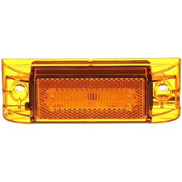Peterson Clearance/Side Marker Light w/ .180 Bullets (Amber) 6 in.