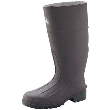 Servus Men's PVC Rubber Work Boot (Brown) Size 8