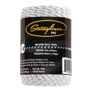 #18 Braided Pro Mason's Line Replacement Roll (B&W)