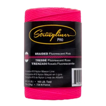 #18 Braided Pro Mason's Line Replacement Roll (Fluorescent Pink)