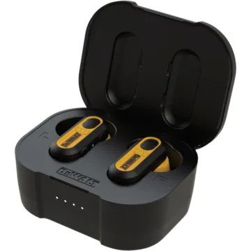 DEWALT Jobsite Pro-X1 True Wireless Earbuds with Charging Case