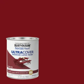 Rustoleum Painter's® Touch Ultra Cover Multi-Purpose Brush-On (Gloss - Colonial Red) 1 qt