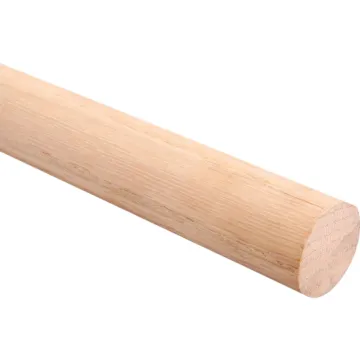John Sterling Closet-Pro 8 Ft. x 1-5/16 In. Red Oak Closet Rod, Unfinished