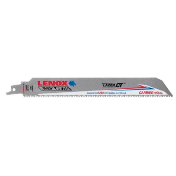 Lenox Lazer CT Carbide Tipped Reciprocating Saw Blades - 9 in. x 1 in.