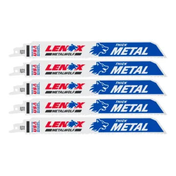 Lenox LENOX METALWOLF WAVE EDGE Reciprocating Saw Blades 10 TPI 229 x 25 x 1.07 mm 5/PK
