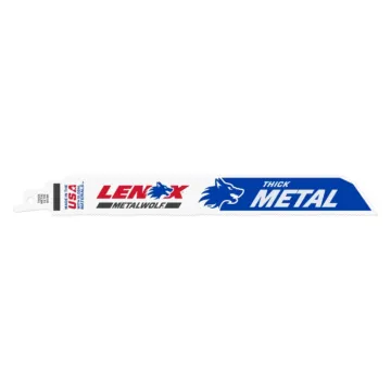 Lenox Metalwolf Wave Edge 14 TPI Reciprocating Saw Blades (5pk) 9 in.