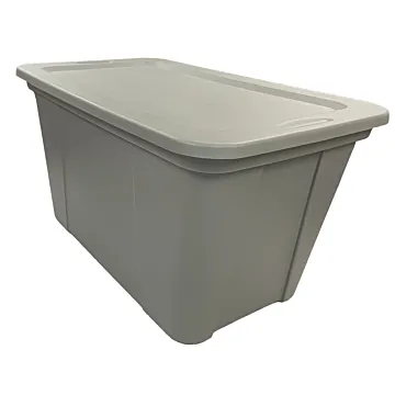 Edge Plastics Gray Storage Tote 20gal