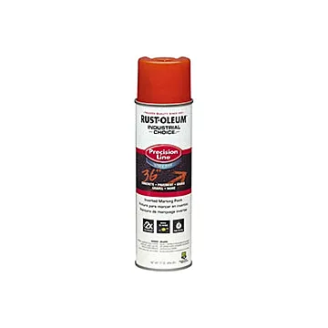Rustoleum Industrial Choice M1800 System Water-Based Precision Line Marking Paint (Hi-Viz Yellow) 17 oz
