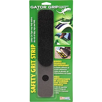 Incom RE624BL Safety Grit Tape, 12 in L, 2 in W, Black