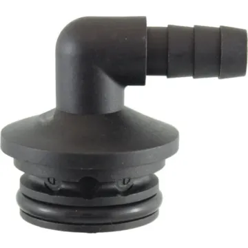 Wilger 3/8 in 90 deg Barb Viton Seal Flow Indicator