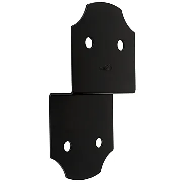 National Hardware Hartley 1219BC Series N800-008 Joist Tie, 9-3/4 in L, 5 in W, Steel, Storm Shine/Powder-Coated, Black